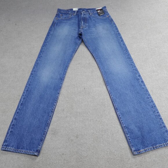 Levi's 501 Jeans 32 x 33 Blue '93 Straight 100% Cotton NEW